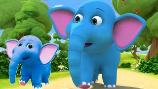 Ek Mota Hathi  एक मोटा हाथी  Hindi Rhyme For Children l Hindi Rhymes For Kids ‎kidschannelindia [upl. by Rohn461]