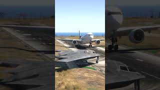 B2 Spirit Accidentally came during A350 Landings [upl. by Yllitnahc]