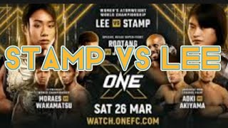 Angela Lee Vs Stamp Fairtex Weight in  Atomweight World Title Fight [upl. by Enneirda48]