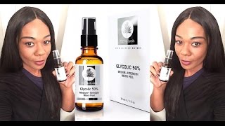 GLYCOLIC ACID PEEL  Oz Naturals  DemoReview [upl. by Donaugh243]