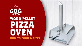 Cooking pizza outdoors with a GBG Wood Pellet Pizza Oven [upl. by Ecylahs]