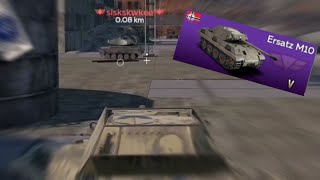 Spy and German Tank  Erasatz M10 Gameplay  War Thunder Mobile [upl. by Ressay]