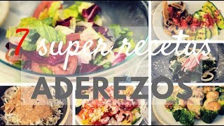 7 SUPER RECETAS DE ADEREZOSㅣAderezos para las Ensaladas [upl. by Dale295]