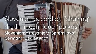 Learn to play Slovenian Oberkrainer accordion rhythm technique in 4 minutes English [upl. by Sudaorb]