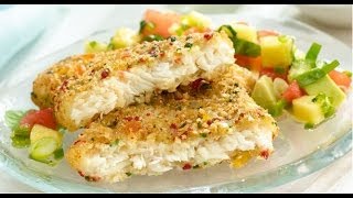 macadamia nut crusted snook with Mango basil and Acorn Squash [upl. by Mace697]