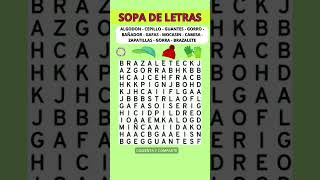 Sopa de Letras  PALABRAS edición ACCESORIOS DE VESTIR [upl. by Rusticus]