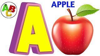 Alphabet Song With Action  ABC Phonics For Kids  A is for Apple🍎 B is For Baby [upl. by Norbert]