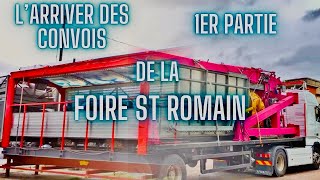 LES PREMIERS CONVOIS DE LA FOIRE ST ROMAIN 2024 [upl. by Halfdan410]