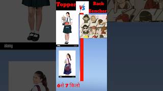 Topper Vs Back benchers shortsfeed viral video [upl. by Rici]