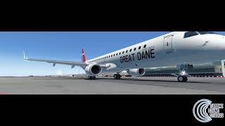 Embraer 195 GECF3410 Sound [upl. by Palumbo]