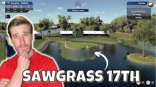 TPC Sawgrass 17th Hole CHALLENGE SkyTrak amp TGC 2019 [upl. by Burnsed]