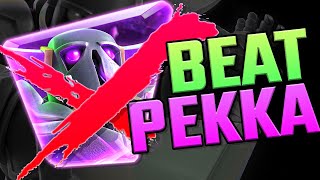 BEATING quotEVOquot PEKKA with 1 DECK in CLASH ROYALE [upl. by Grassi]