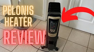 Pelonis Digital Oil Filled Heater Review and Heat Test [upl. by Olivie]