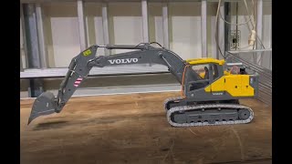 RC EC160E Volvo Excavator 114 Electric Version Double E E010 Hydraulic Conversion [upl. by Aleahc287]