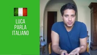 Luca parla italiano Luca speaks Italian  with Captions in Italian [upl. by Sellihca]