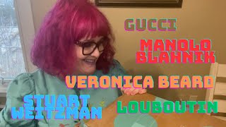 ThredUP DIY Designer Unboxing Gucci Louboutin VERONICA BEARD Woo hooooo [upl. by Eelrahc]