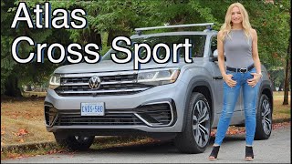 2022 VW Atlas Cross Sport review  In its own class [upl. by Meyeroff]