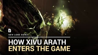 Destiny 2 Lore  How Xivu Arath Enters The Game [upl. by Hcelemile183]