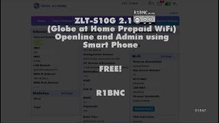 Easy ZLT S10G 2101 to 2113 FREE Openline and Admin Access using Mobile Phone [upl. by Eilsel]