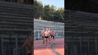 Marathon Interval Training 20x400m pace 73”  rest 100m jog 45” roadtoberlin [upl. by Esyak]