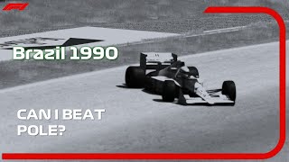 Trying to Beat the First Ever Brazilian Grand Prix Pole Lap [upl. by High649]