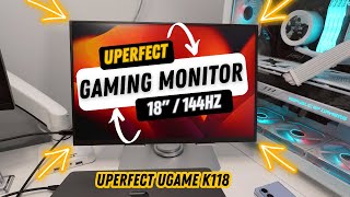 UPERFECT 18quot 2K 144Hz Portable Gaming Monitor Review  UGame K118 [upl. by Yrocal]