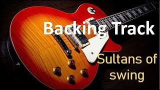 Sultans Of Swing Solo  Dire Straits  Backing Track [upl. by Eihtak798]