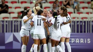 USWNT Advances to Semifinals on Trinity Rodmans Epic Goal [upl. by Newcomer85]