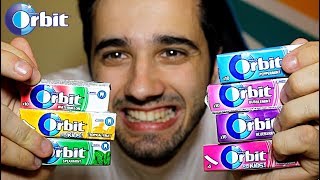 ORBIT GUM FLAVOR TASTE TEST EXTREME😱 [upl. by Delores]