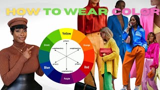 EASY TIPS TO WEAR MORE COLOR Everything You Need To Know  Outfit Ideas [upl. by Yma]