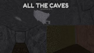 EVERY SINGLE CAVE IN FLING THINGS AND PEOPLE part 1 FTAP ROBLOX Fling Things and People [upl. by Enimzzaj]