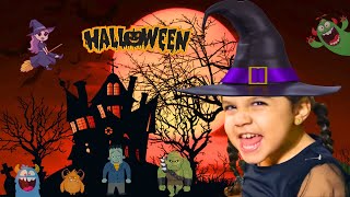 Halloween com a Wandinha em uma Grande Aventura no Parque [upl. by Eneryc740]