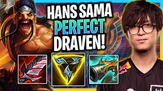 HANS SAMA PERFECT GAME WITH DRAVEN  G2 Hans Sama Plays Draven ADC vs Ziggs Season 2023 [upl. by Atiuqram671]