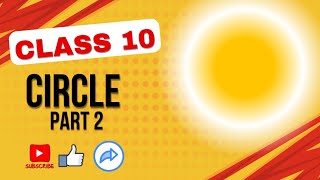 Circle Parts 2  Class 10th  Omega Pro Classes  Maths  By Rajesh Sir [upl. by Aneelahs1]