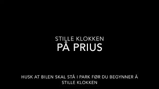 Stille klokken på Prius [upl. by Isayg364]