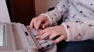 ASMR  Stenotype typing No Talking  Request 06 [upl. by Beaudoin109]