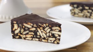 NoBake Chocolate Biscuit Cake Recipe [upl. by Yand]