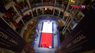 Tommy Hilfiger meets Rafael Nadal – The PopUp Strip Tennis Match [upl. by Ahsinrats28]