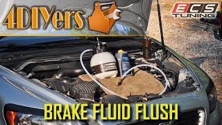 How to Flush Brake Fluid Using a Pressure Bleeder [upl. by Riddle998]