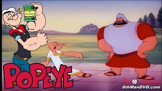 POPEYE THE SAILOR MAN Greek Mirthology 1954 Remastered HD 1080p  Jackson Beck Jack Mercer [upl. by Enyrhtak]