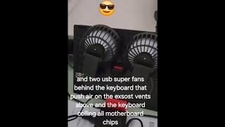 Asus ROG flow x13 diy TURBO MODE super fast cooling bench on tent mode WORKS FOR ALL TENT LAPTOPS [upl. by Karin]