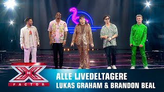 Alle livedeltagere Lukas Graham amp Brandon Beal synger ‘Higher’ Finale  X Factor 2022  TV 2 [upl. by Trahern]