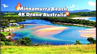 Minnamurra BeachStake Island James Oates ReserveNSWSydneyAustralia 4K HDR with soothing music [upl. by Yralih]