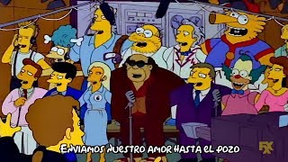 Los Simpson  Enviamos nuestro amor al pozo Subtitulada [upl. by Ycinuq]