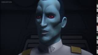 All of Thrawn Scenes in Star Wars Rebels S3E1 [upl. by Trab520]