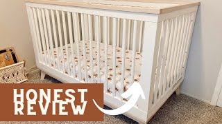 Honest Review Babyletto Scoot 3in1 Convertible Crib Boho Nursery Ideas Neutral Babyletto Crib [upl. by Philips148]