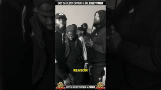 SHEESH 🤯 EAZY DA BLOCK CAPTAIN ‼️ SNAPPING VS NU JERZEY TWORK 🔥 rap fight funny comedy [upl. by Ynaffital]