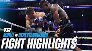 Christian Mbilli Shines Against Sergiy Derevyanchenko At Home  FIGHT HIGHLIGHTS [upl. by Arin]