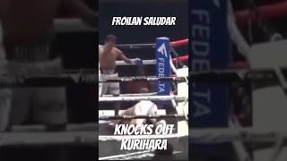 Froilan Saludar Knocks out Kurihara  Saludar Vs Kurihara trending boxing [upl. by Atirma]