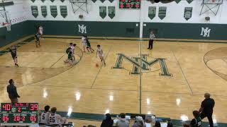 New Milford vs Park Ridge High School Boys Varsity Basketball [upl. by Vin]